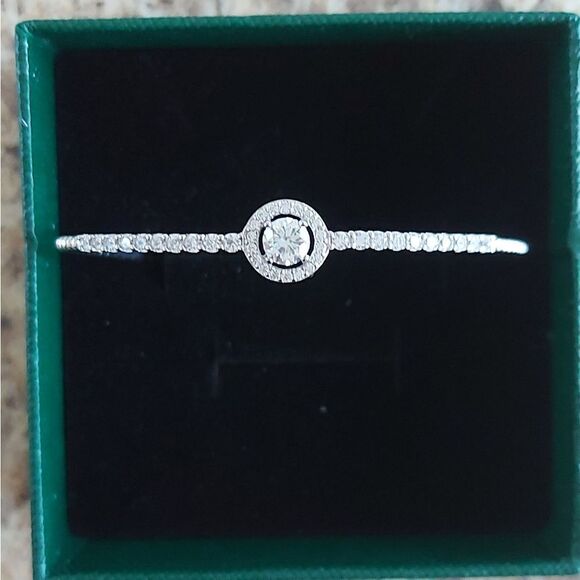 0.5 Carat Moissanite Bracelet 925 Sterling Silver - Picture 3 of 9